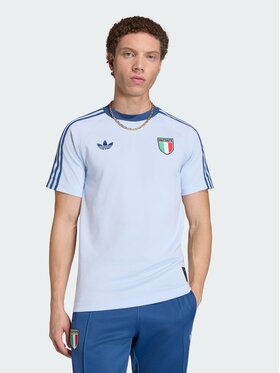 adidas adidas Koszulka techniczna 161929 Niebieski jasny Slim Fit