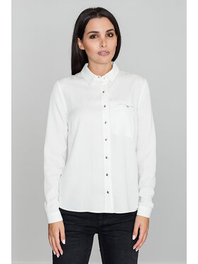FIGL FIGL Košile M581 Écru Regular Fit