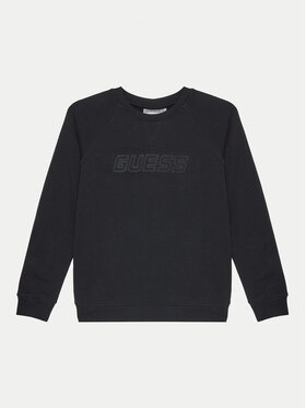Guess Guess Μπλούζα L4BQ31 KAIJ1 Μαύρο Regular Fit