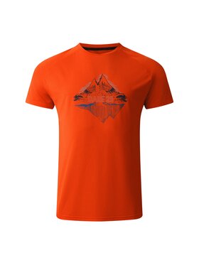 Dare2B Dare2B T-Shirt Tech II Czerwony Short Fit