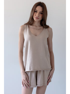 Fobya Fobya Top F1993 Beżowy Basic Fit