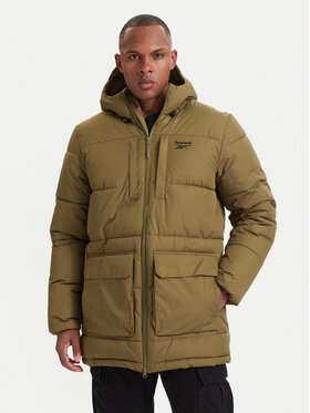 Reebok Reebok Kurtka zimowa RCC00077 Zielony ciemny Regular Fit