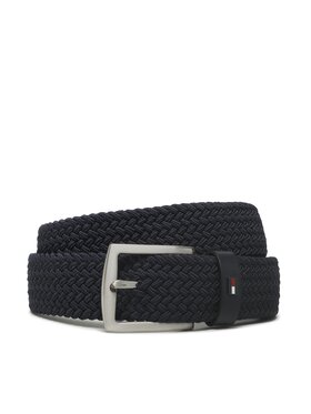 Tommy Hilfiger Tommy Hilfiger Cintura da uomo Denton Elastic AM0AM10662 Blu scuro