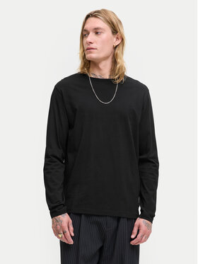 Jack&Jones Jack&Jones Majica dugih rukava Basic 12279538 Crna Regular Fit