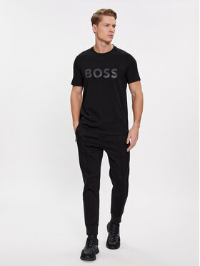 Boss Majica Mirror 1 50506363 Črna Regular Fit