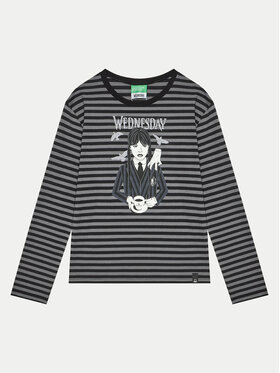 United Colors Of Benetton United Colors Of Benetton Bluse 37JPC10ME Schwarz Regular Fit