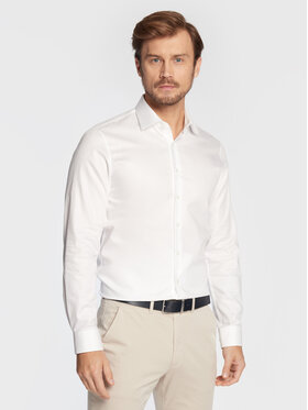 Calvin Klein Calvin Klein Koszula K10K108427 Biały Slim Fit