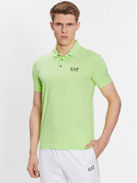 EA7 Emporio Armani EA7 Emporio Armani Polo 8NPF04 PJM5Z 1805 Zielony Regular Fit