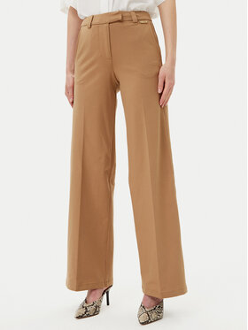 Silvian Heach Silvian Heach Hlače Liovica GPP25421PA Bež Wide Leg