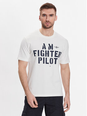 Aeronautica Militare Aeronautica Militare T-Shirt 231TS2051J565 Biały Regular Fit