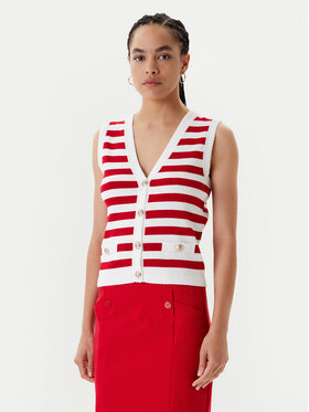 Morgan Morgan Cardigan 251-MKIVA Rosso Regular Fit