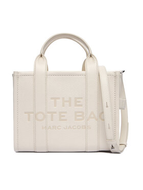 Marc Jacobs Marc Jacobs Handtasche The Leather Small Tote Bag H009L01SP21 Écru