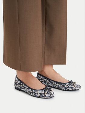 Tommy Hilfiger Tommy Hilfiger Balerinke Th Charm Jacquard Ballerina FW0FW09504 Pisana
