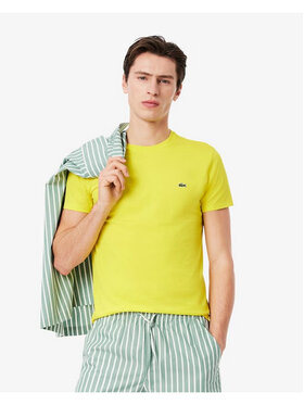 Lacoste Lacoste T-Shirt 3617073925764 Κίτρινο Regular Fit