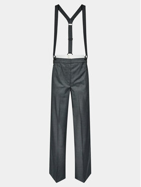 Remain Remain Hlače iz tkanine W. Suspenders 500362514 Siva Straight Fit