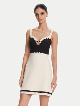 Elisabetta Franchi Elisabetta Franchi Kokteilinė suknelė AB70352E2 Smėlio Regular Fit