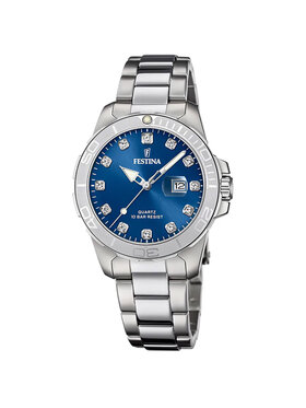 Festina Festina Zegarek F20503-6 Srebrny