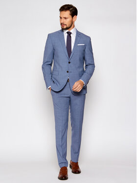JOOP! JOOP! Oblek 17 Js-Herby-Blayr-Str 30026511 Modrá Slim Fit