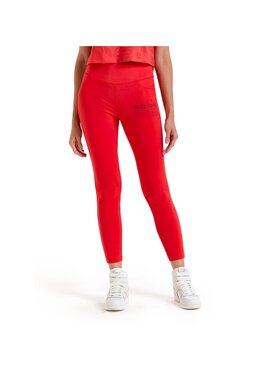 Diadora Diadora Legginsy L. LEGGINGS MANIFESTO Czerwony Basic Fit