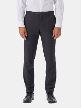 TeeShoppen TeeShoppen Spodnie garniturowe 'Basic Collection' Brązowy Regular Fit