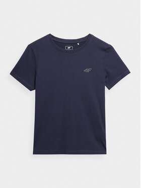 4F 4F Póló 4FJAW23TTSHM0795 Sötétkék Regular Fit