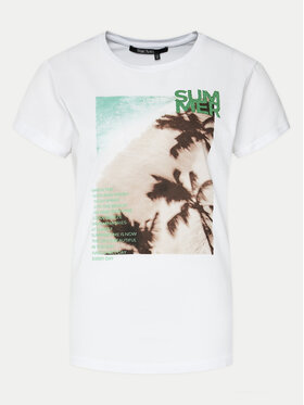 Marc Aurel Marc Aurel T-Shirt 7564 7000 73736 Biały Regular Fit