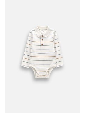 Coccodrillo Coccodrillo Dětské body ZC6112401MBN-003 Krémová Regular Fit