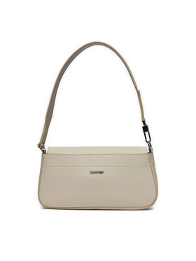 Calvin Klein Torbica Business Shoulder Bag_Saffiano K60K611680 Écru