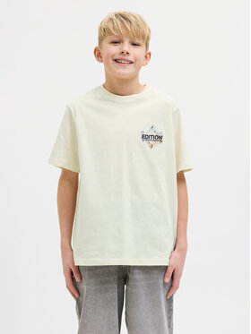 Jack&Jones Junior Jack&Jones Junior Тишърт Dynamic Dust 12274677 Жълт Loose Fit