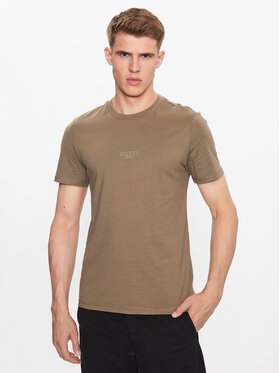 Guess Guess T-shirt M2YI72 I3Z14 Smeđa Regular Fit