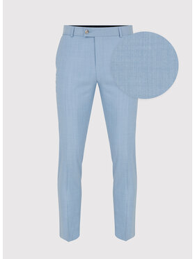 Pako Lorente Pako Lorente Spodnie garniturowe P24SP-6G-011 Błękitny Slim Fit