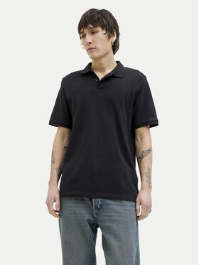 Jack&Jones Jack&Jones Тениска с яка и копчета Kane 12270150 Черен Regular Fit