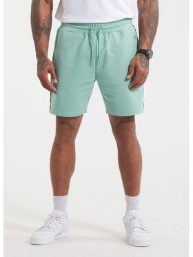 PITBULL PITBULL Szorty materiałowe TAPE NUGGET Zielony Regular Fit