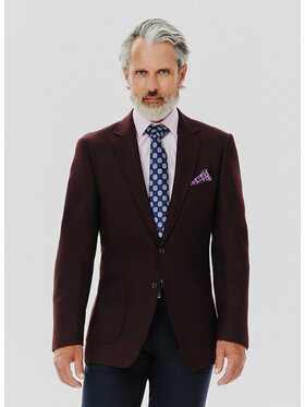 Pako Lorente Pako Lorente Marynarka P24WF-3X-012 Bordowy Slim Fit