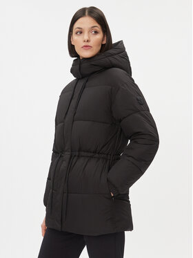 s.Oliver s.Oliver Zimski plašč 2133096 Črna Loose Fit