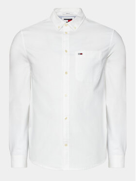 Tommy Jeans Tommy Jeans Košile Oxford DM0DM18335 Bílá Regular Fit