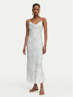 Guess Guess Cocktail obleka W6GK94 W2266 Svetlo modra Slim Fit