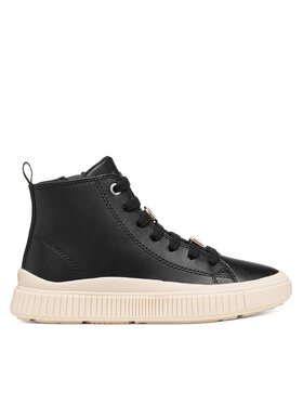 Geox Geox Сникърси J Laquinny Girl J66M3A 000BC C9999 S Черен