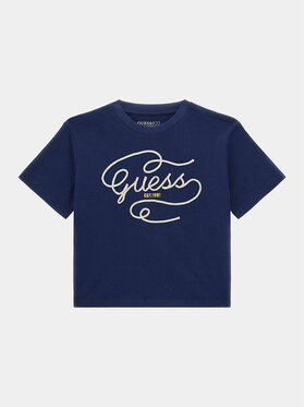 Guess Guess Marškinėliai J4RI18 K8HM4 Tamsiai mėlyna Regular Fit
