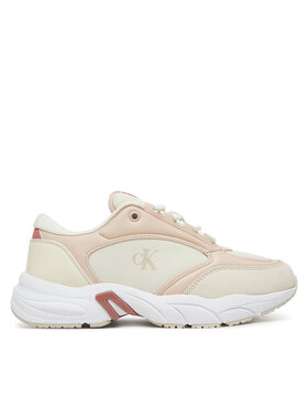 Calvin Klein Jeans Calvin Klein Jeans Laisvalaikio batai Retro Tennis Mg Mix YW0YW01743 Écru