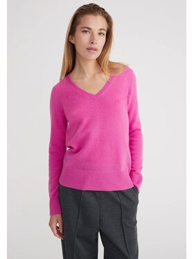 Style Republic Style Republic Sweter Kaszmir Różowy Comfort Fit