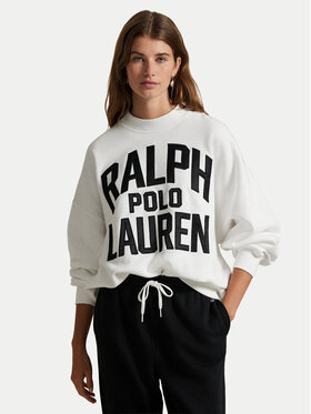 Polo Ralph Lauren Polo Ralph Lauren Суитшърт 211978147001 Бял Relaxed Fit