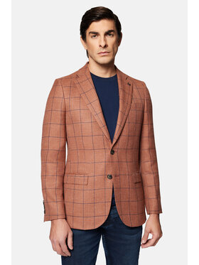 Lancerto Lancerto Marynarka Corona MA073124000010 Brązowy Slim Fit