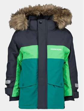 Didriksons Parka Bjärven Kids Parka 2 504898 Zelena