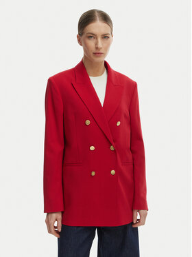 Tommy Hilfiger Tommy Hilfiger Сако WW0WW50784 Червен Relaxed Fit