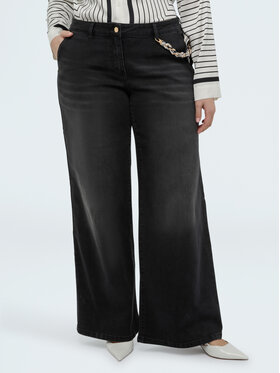 Fiorella Rubino Fiorella Rubino Jeansy P480T005227N033 Czarny Regular Fit