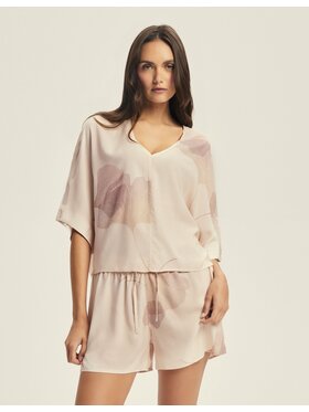 Esotiq Esotiq Pyžamo 43817 Béžová Regular Fit