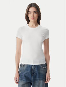 Tommy Jeans Tommy Jeans T-Shirt-Set DW0DW21366 Weiß Slim Fit