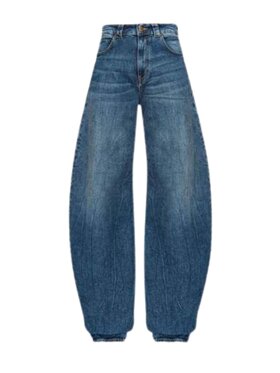 Pinko Pinko Jeans ELOISE EGG DENIM VINTAGE COMFORT Blu Baggy Fit