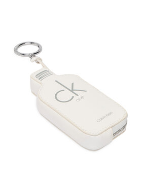 Calvin Klein Calvin Klein Breloc Ck One Bottle Zip Small Pouch LV04F1246G Alb